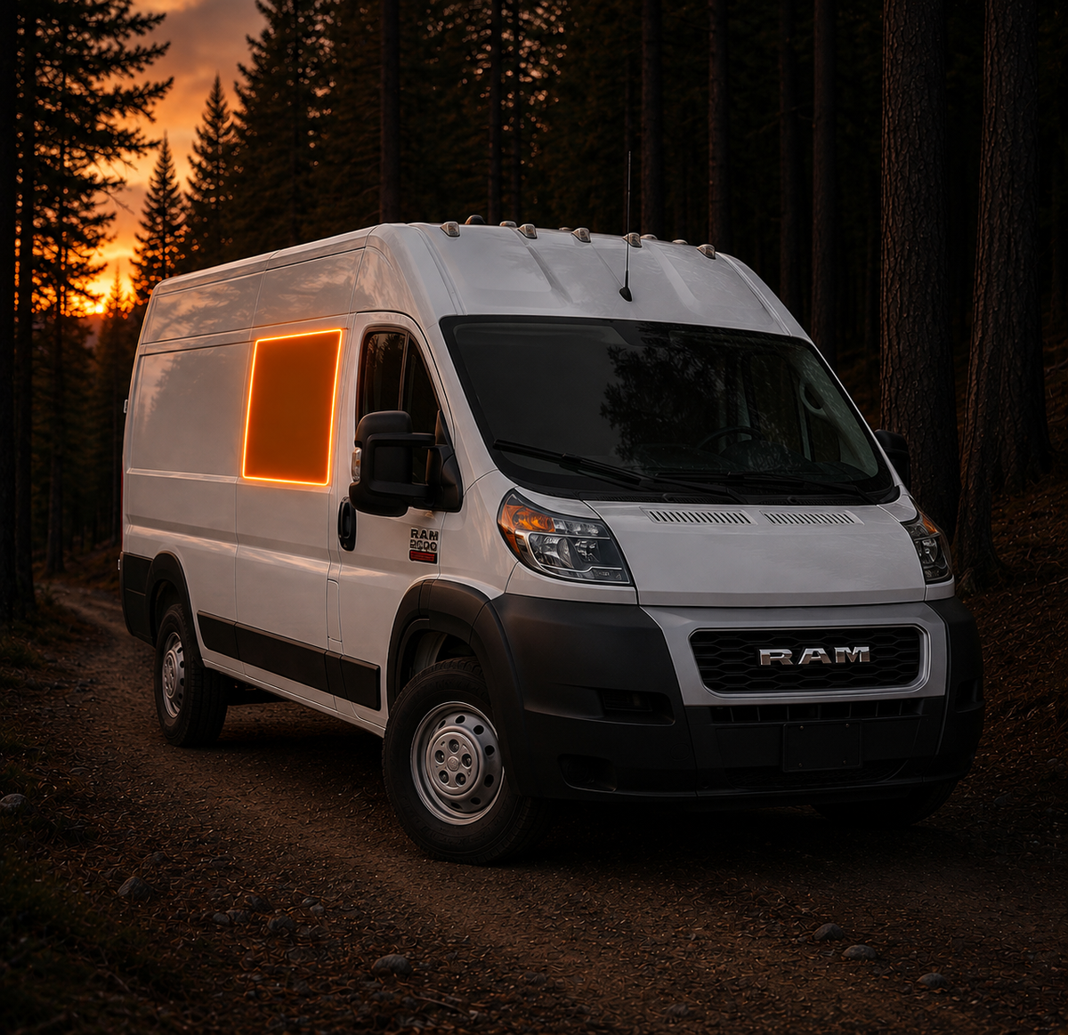 RAM Promaster Window Cover
- Sliding Door Window
