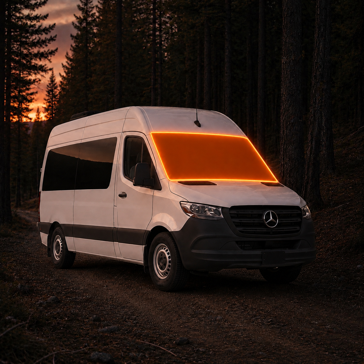Mercedes Sprinter Window Cover - Windshield